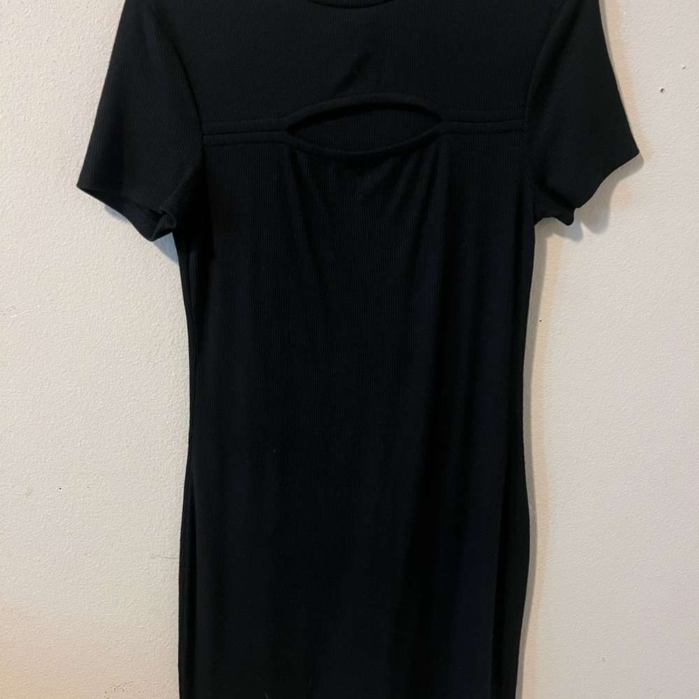 No Boundaries Black Ribbed Garment